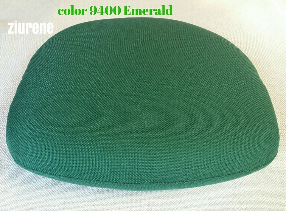 New Knoll style Saarinen Tulip chair replacement cushion for armless chair or Burke chairs in color emerald  USPS shipping