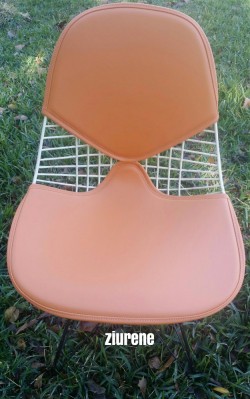 Herman Miller wire chair bikini cushion replacements price $89.00 free shipping in color Dutch Orange  7 are available 