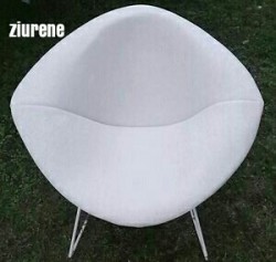 Bertoia Diamond lounge chair full cover/high density foam, hooks and straps included