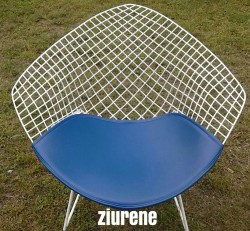 Bertoia Diamond lounge chair wider cushion /made with 1/2 